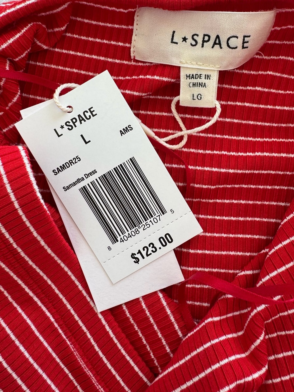 L* Space | Samantha Dress | Size: L | Color: Americana Stripe | NWT - Picture 11 of 11